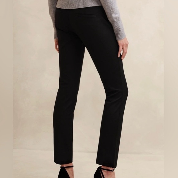 NWT! Banana Republic Black Comfort Stretch Sloan Slim Pants - Multiple 💛 - Picture 3 of 4